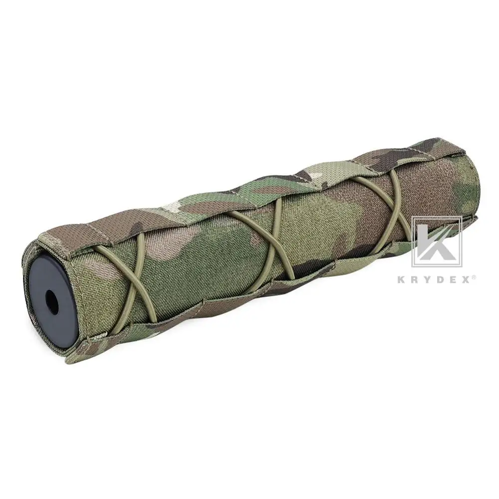 KRYDEX-funda protectora de silenciador para Surefire FA762K, accesorio MC de 22CM, supresor de Tiro Táctico, de nailon - imagen 2
