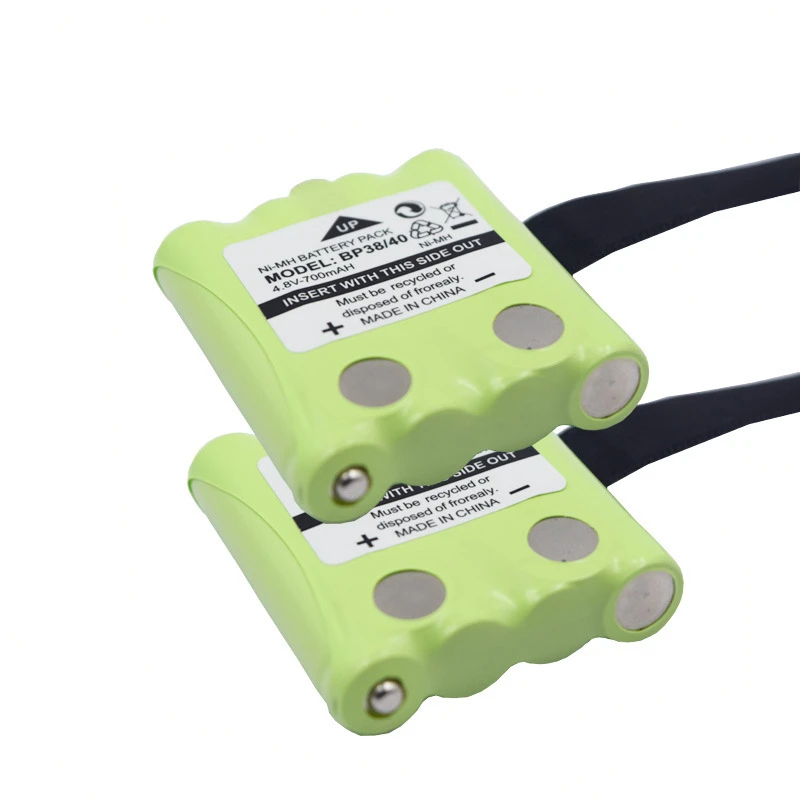 Paquete de batería recargable NI-MH, 4,8 V, 700MAH, para Uniden BP-38, BP-40, BT-1013, GMR, FRS, paquete de batería de Radio de 2 vías - imagen 3