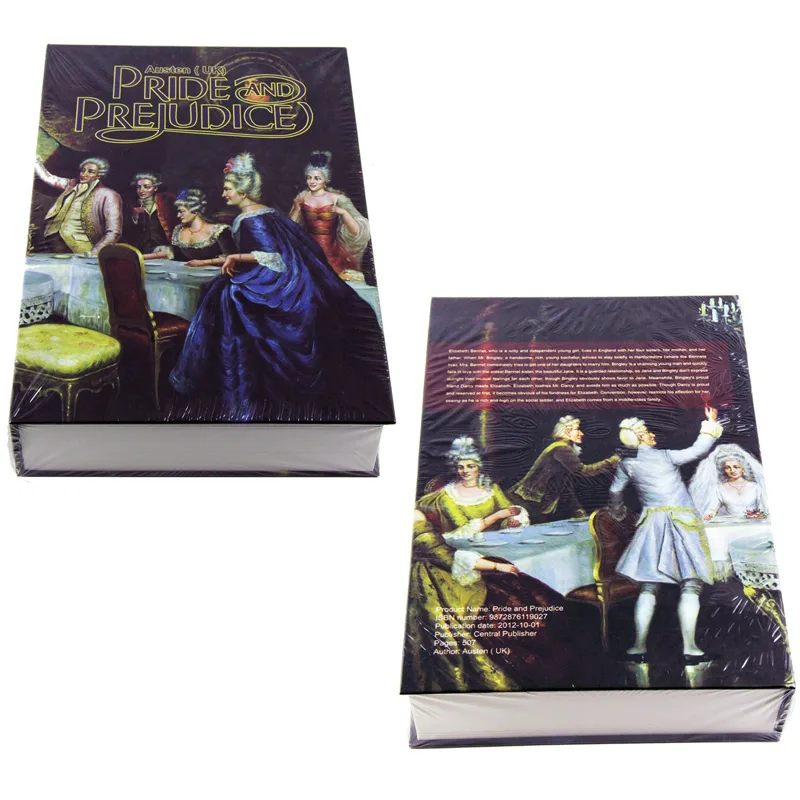 Cajas fuertes para libros tipo cerradura de Pasword, seguridad oculta secreta de alta calidad, simulación de acero de Metal de estilo clásico, tamaño M - imagen 3