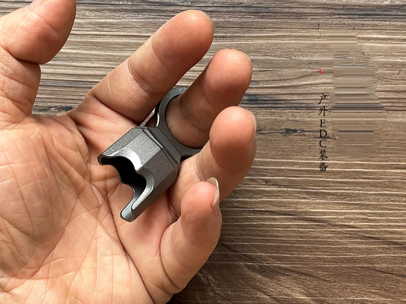 XGEDC-Chaqueta mechero multiusos de aleación de titanio, hebilla de anillo grande, cabeza de cuentas - imagen 3