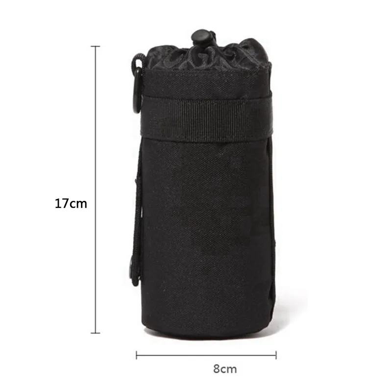 Bolsa táctica Molle para botella de agua de 550ML, soporte para botella de agua para acampar, ciclismo, caza, bolsa de hidratación al aire libre, mochila - imagen 2