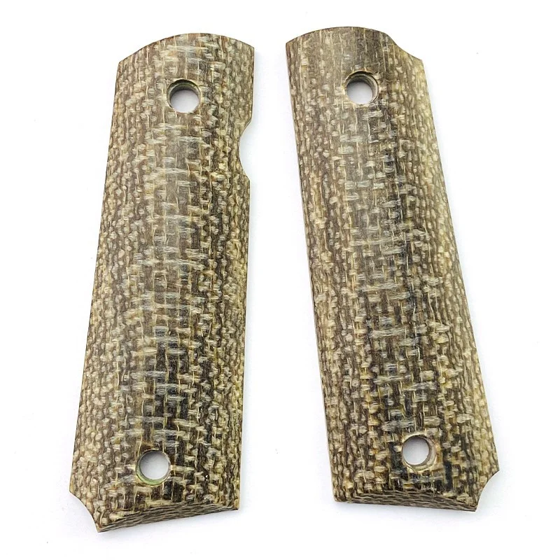 Micarta-accesorios para manualidades, accesorio de Material CNC, Tactics 1911, modelos, empuñaduras, parches de mango, Escala de pistola personalizada 1911, fabricación de losas de decoración, 1 par - imagen 3