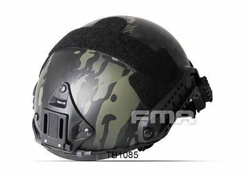 FMA-Casco táctico de caza rápida, juego de Paintball, negro oscuro, camuflaje (mediano/grande), TB1085, deportes - imagen 5