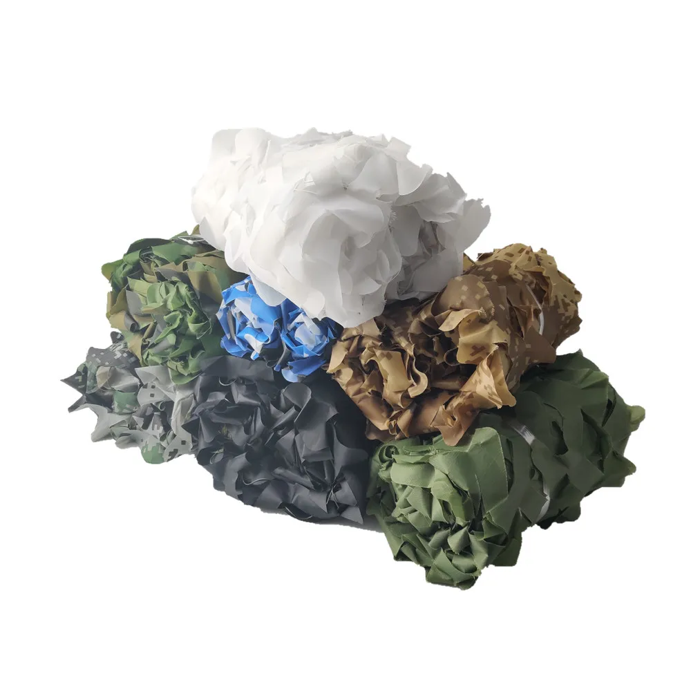 LOOGU-Redes de camuflaje militar para exteriores, malla reforzada de 1,5x3M, para caza, jardín, sombra, 1,5x3M, 1,5x3, 1,5x3, 8 colores - imagen 5