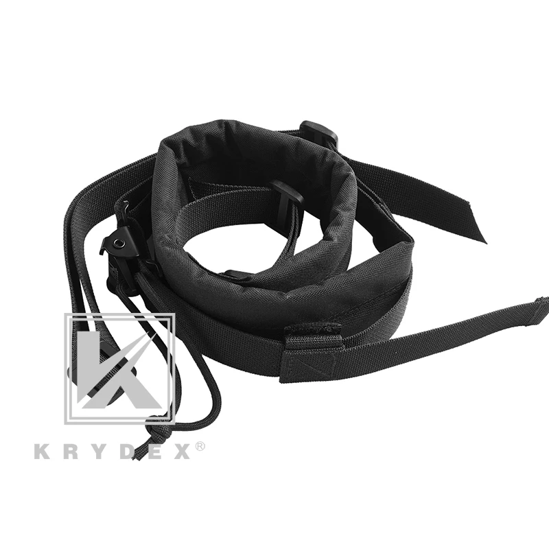 KRYDEX-mira táctica para Rifle, eslinga ancha acolchada para tiro al aire libre, caza, armas de fuego ajustables de separación rápida, cinturón fijo acolchado ancho de 2 puntos - imagen 2