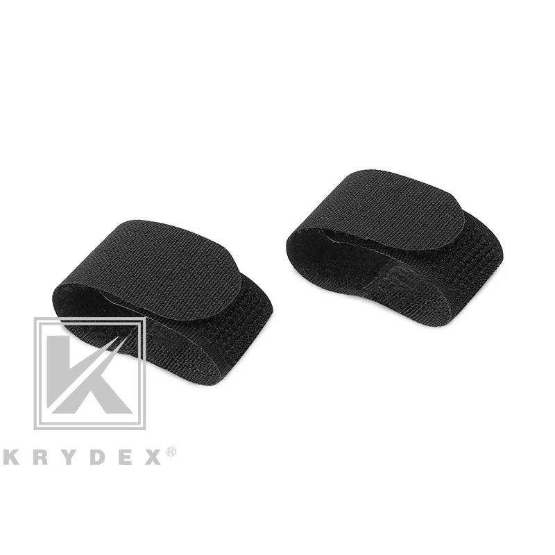 KRYDEX-organizador de casillero con correa de gestión de cables con gancho y bucle, para portador de placa, chaleco, mochila, aparejo de pecho, antena de correas de Cable, 2 uds. - imagen 3