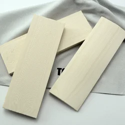 Mango para cuchillo EDC de resina marfil sintético 120x40x8mm