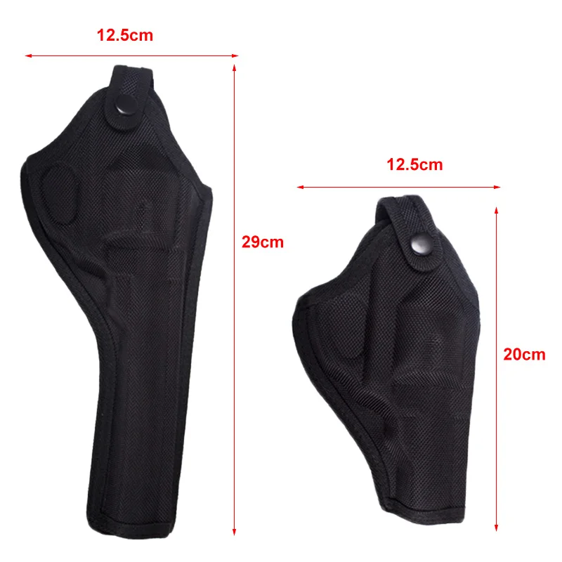 Funda de pistola táctica para revólver, funda de pistola Airsoft Oxford Universal, funda de pistola de caza para revólver, funda de cargador rápido - imagen 5