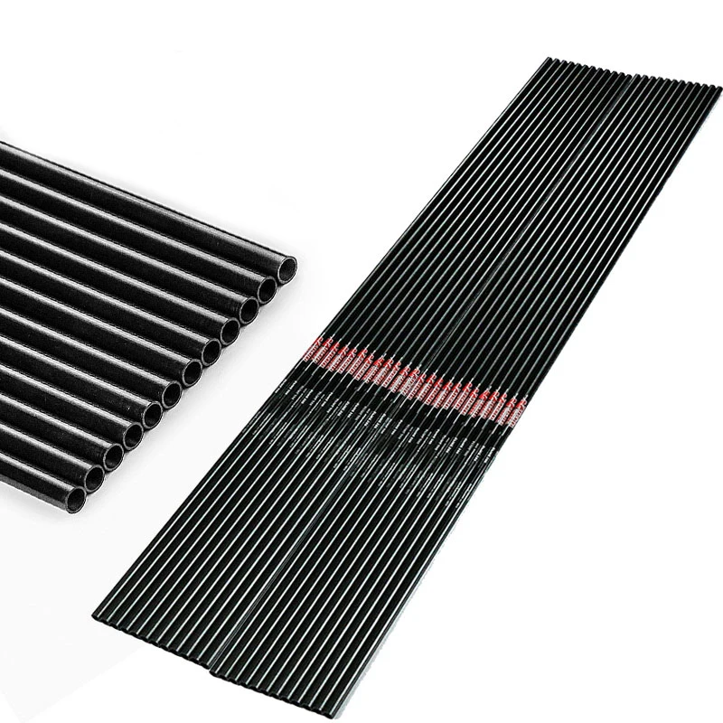 Ballesta de tiro con arco de carbono puro para caza, eje de flecha ID de 6,2mm, columna vertebral 300/340/400/500/600, compuesto/arco recurvo de alta calidad, 6/12 piezas - imagen 3