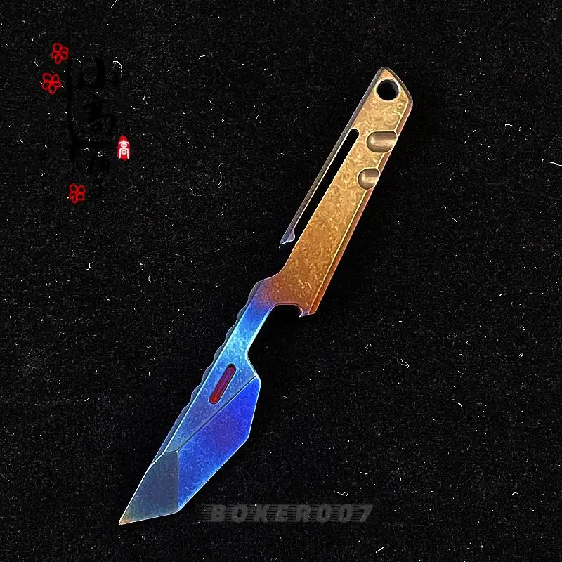 Herramienta multifunción EDC de aleación de titanio, sacacorchos, llave, medallón - imagen 5