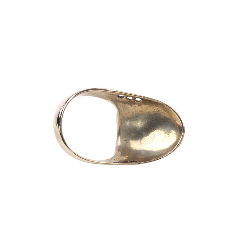 Anillo de pulgar para tiro con arco, protector de dedo, lengüeta para dedo, seguro para dedo, arco al aire libre, flecha, accesorios de tiro de caza, 1 ud. - imagen 3