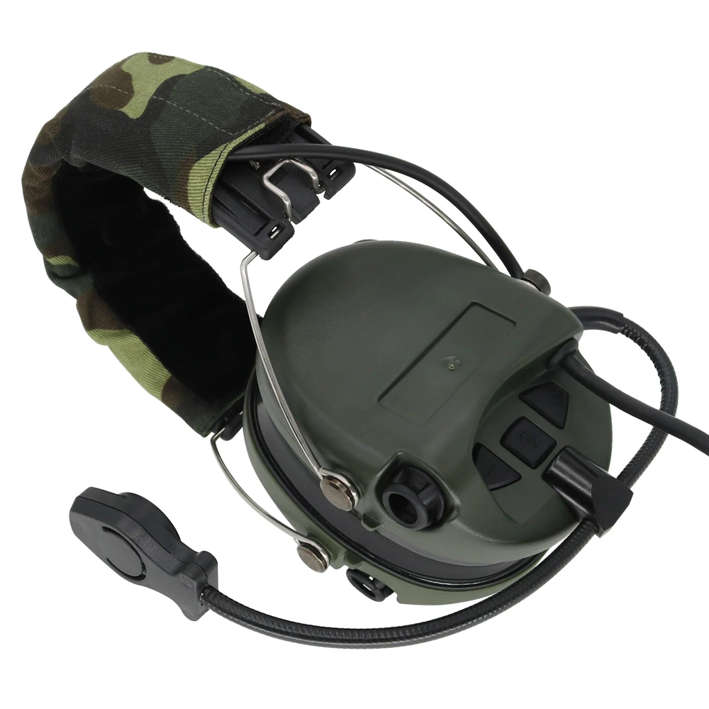 MSASORDIN auriculares tácticos de caza, cascos antiruido, Airsoft, reducción de ruido militar, tiro, orejera táctica FG - imagen 4