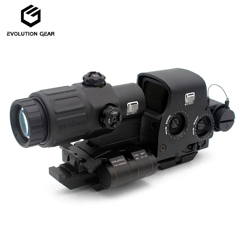 Red Dot 558 EXPS3/G33/juego de montaje lateral con marcas de bandera de EE. UU. Completas, alcance de caza, Airsoft - imagen 4