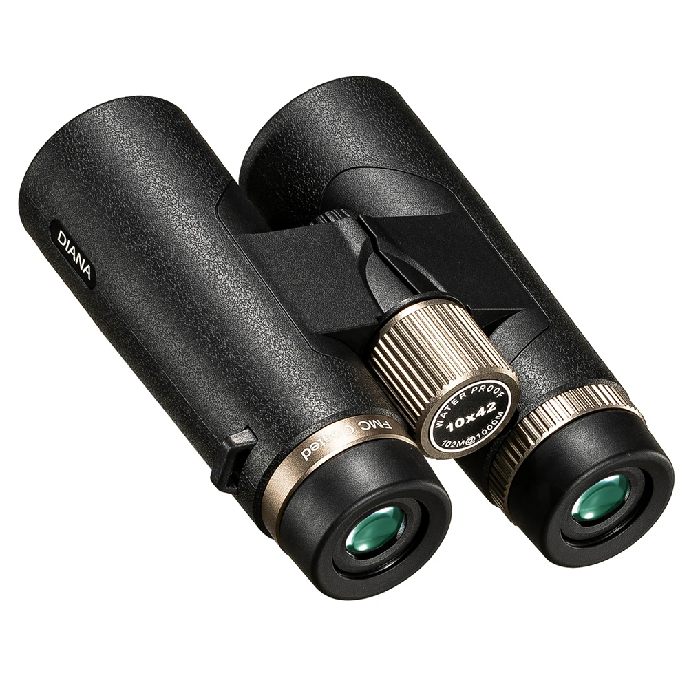 DIANA HD 10x42 telescopio BAK4 binoculares telescopio impermeable de alta potencia adaptador de trípode para caza Camping al aire libre - imagen 4