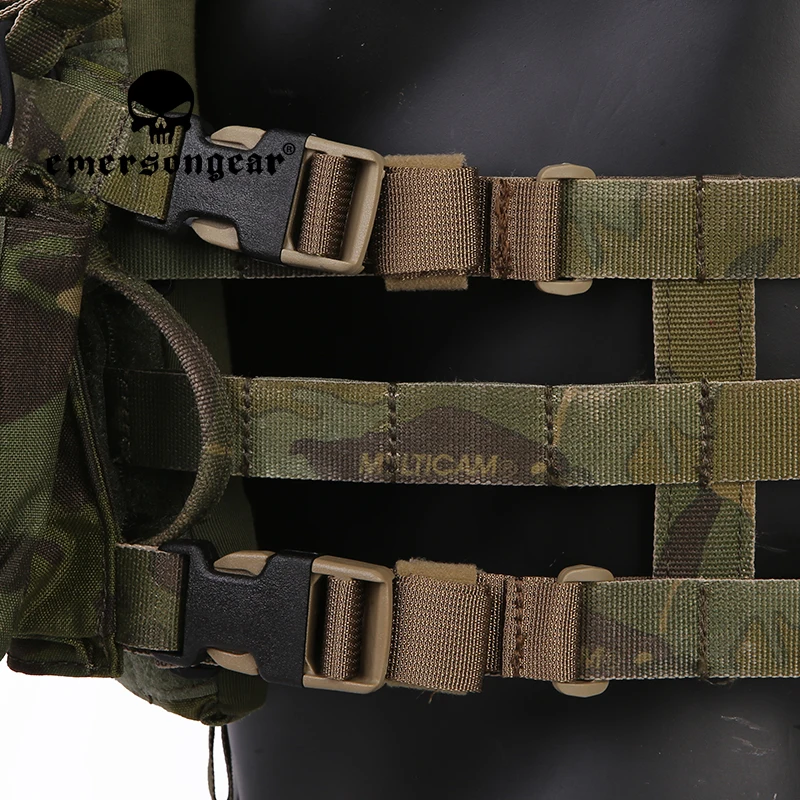 Emersongear-Kit adaptador de aparejo de pecho táctico para chaleco, accesorios tácticos de Trekking ajustables, tiro de entrenamiento Airsoft - imagen 5