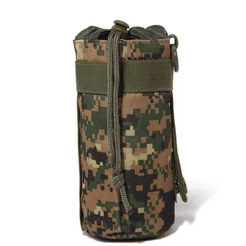 Bolsa táctica Molle para botella de agua de 550ML, soporte para botella de agua para acampar, ciclismo, caza, bolsa de hidratación al aire libre, mochila - imagen 3