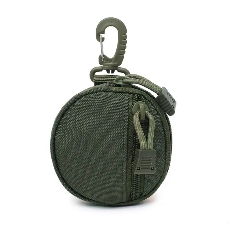 Bolsa táctica de nailon EDC Airsoft para exteriores, riñonera militar Molle, herramienta con cremallera, accesorio de caza, cinturón duradero, bolsillo pequeño - imagen 3