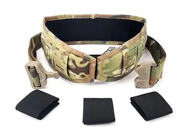 Cinturón y cinturilla de camuflaje CS para deportes al aire libre, ligero, corte láser - imagen 5