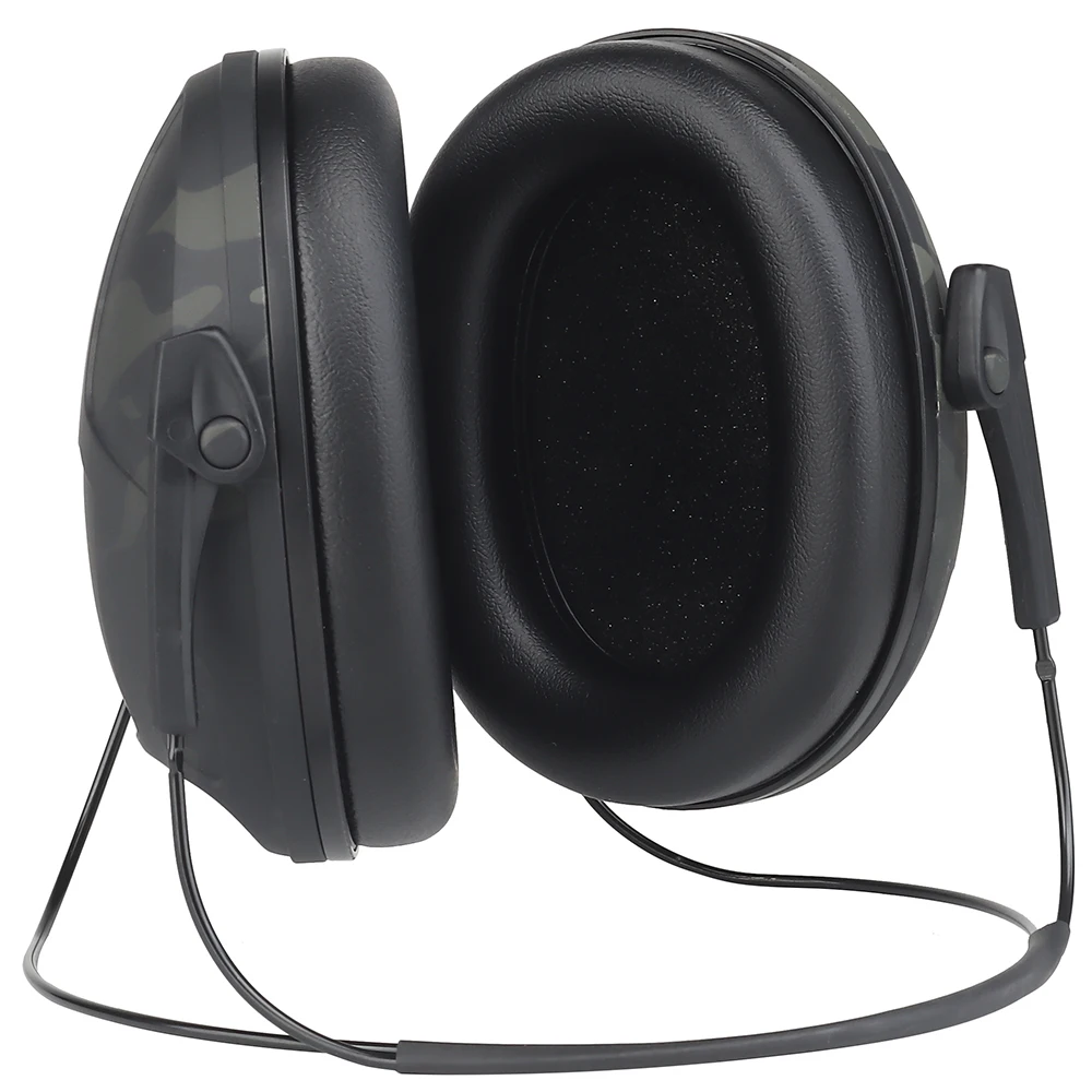 Auriculares tácticos IPSC montados en la parte trasera, antiruido, Protector auditivo, orejera, caza, Paintball, accesorio - imagen 2