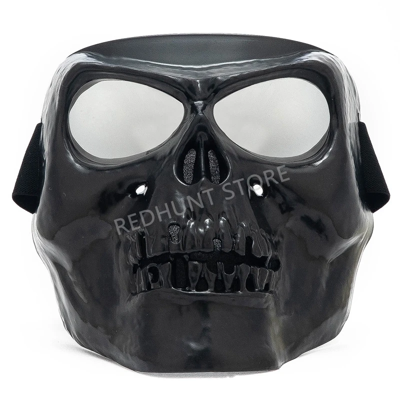 Gafas tácticas militares polarizadas, máscara táctica, Calavera escalofriante, Retro, motocicleta - imagen 3