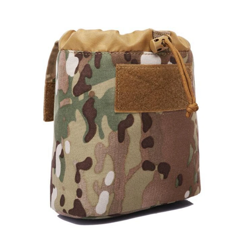 Bolsa de basura con cordón, bolsa táctica Molle, ajustable, militar, para Paintball, para deportes al aire libre - imagen 2