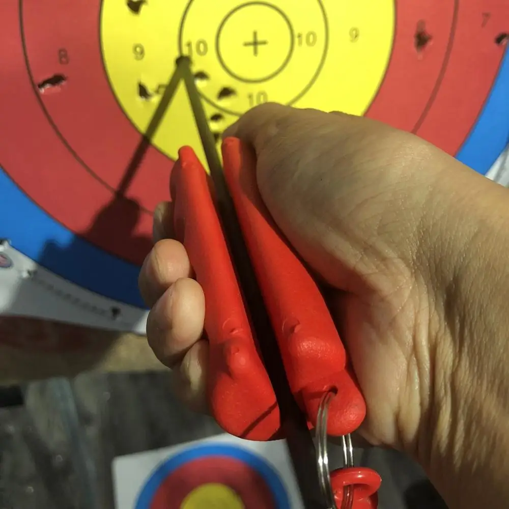 El extractor de flechas de goma ayuda a proteger el eje de la flecha que previene la rotura del eje de la flecha para tiro con arco compuesto objetivo - imagen 2