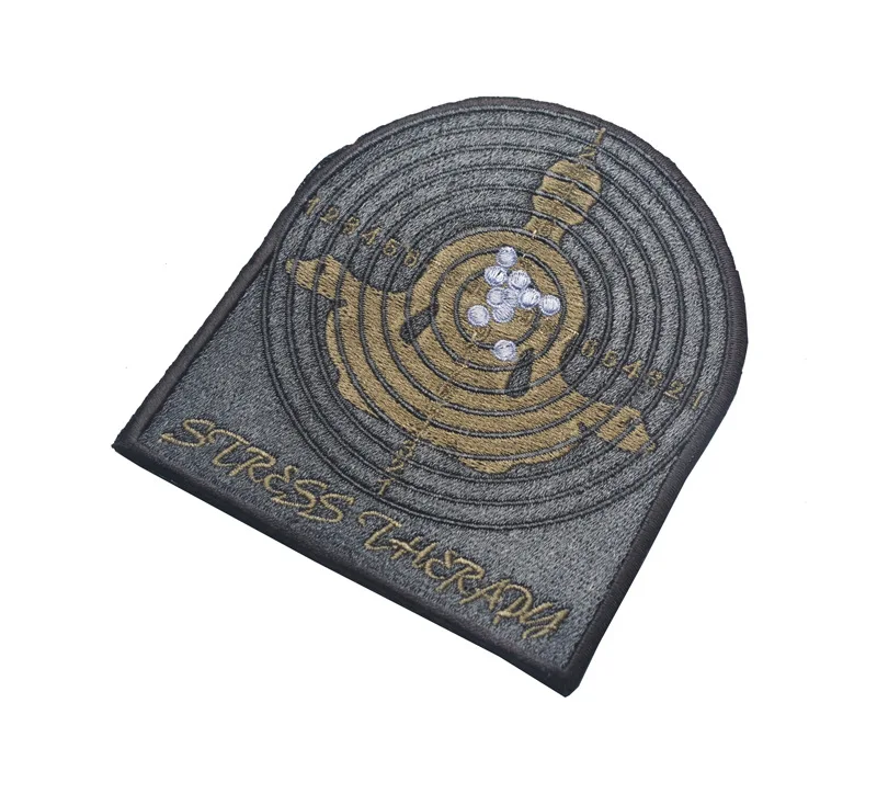 Parche bordado de STRESS THERAPY US ISAF, Parche de grupo del Ejército, aplique táctico, emblema, insignias - imagen 4