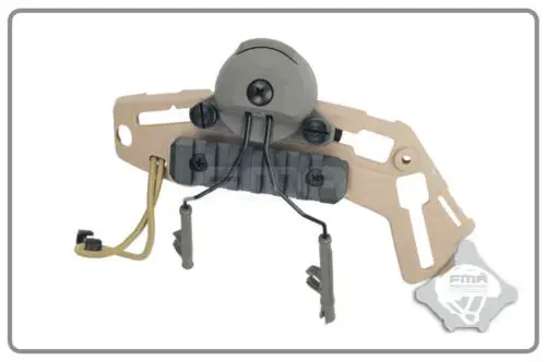 FMA EX conjunto de auriculares y adaptador de riel de casco Gen 1 para uso en auriculares Comtac I/II - imagen 3