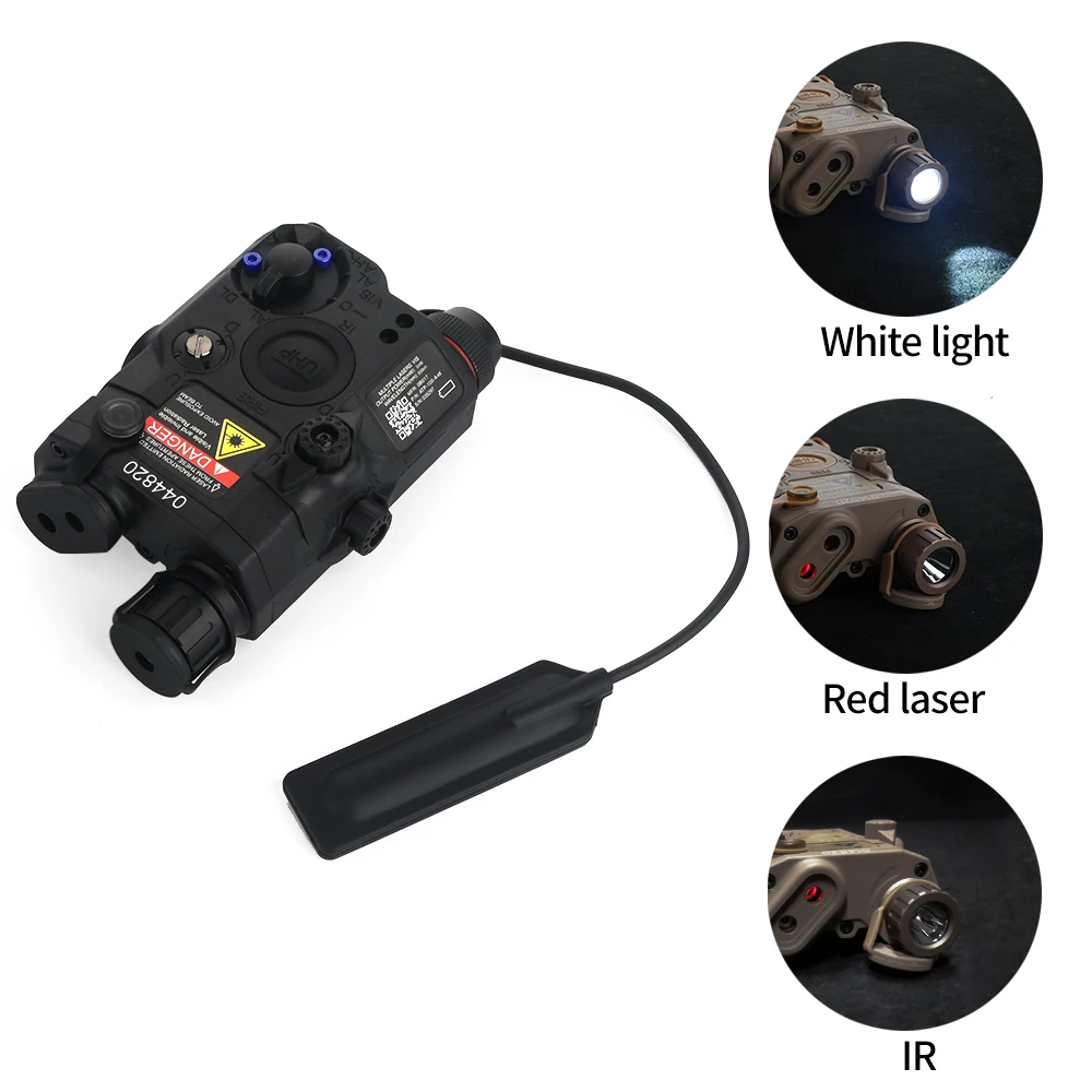 WADSN-MIRA LÁSER PEQ15, punto rojo, IR, PEQ, LA-5C, UHP, arma, linterna, Armas, PEQ15, lámpara de explorador blanca - imagen 5