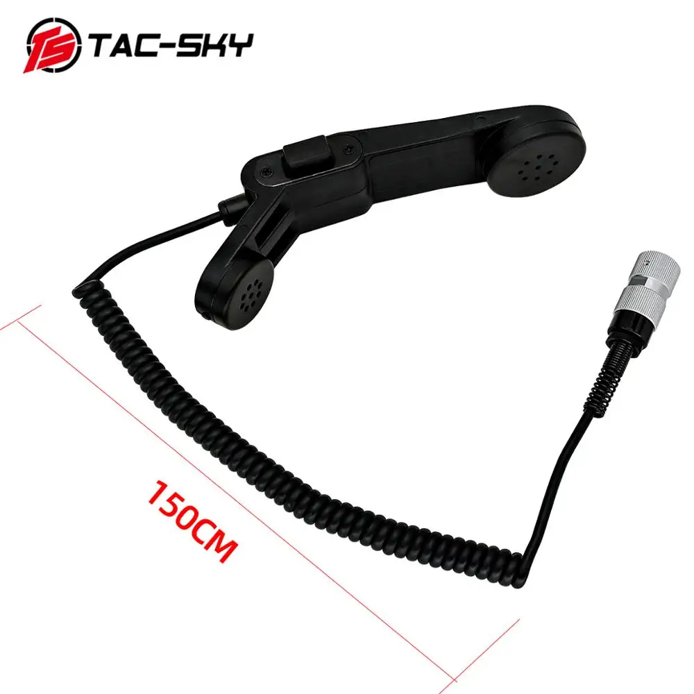 TAC-SKY H-250 PTT auriculares tácticos ajuste de interfono altavoz de mano de 6 pines micrófono PTT, para AN/PRC 148152152 Un Ptt H250 de 6 pines - imagen 4