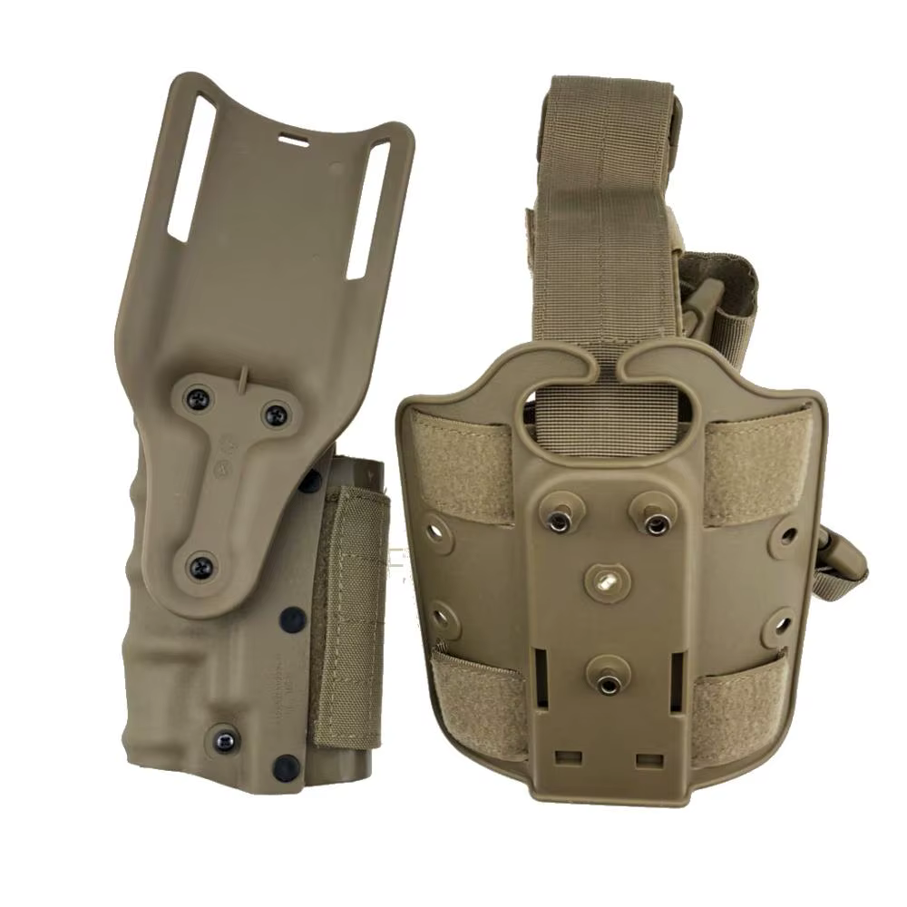 Funda de pistola Universal izquierda y derecha, luces de cinta negra y caqui, lámparas G17/1911/USP/M9/P226 y X300 - imagen 4