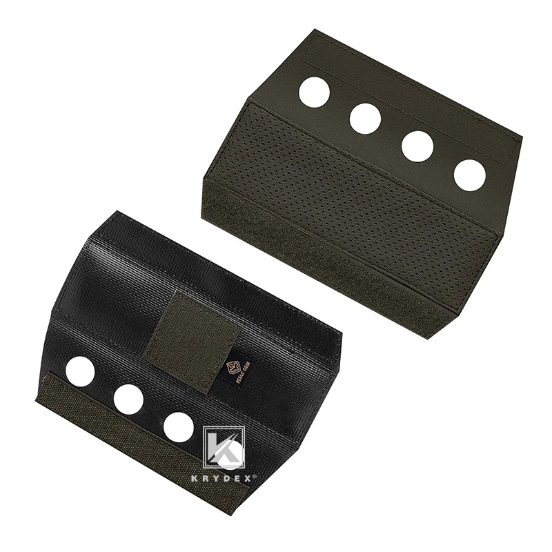 KRYDEX RANGER-hombreras de corte láser, cubierta de correa para JPC LBT, portador de pecho, bolsa de cabestrillo, 2 unids/par, color verde - imagen 4