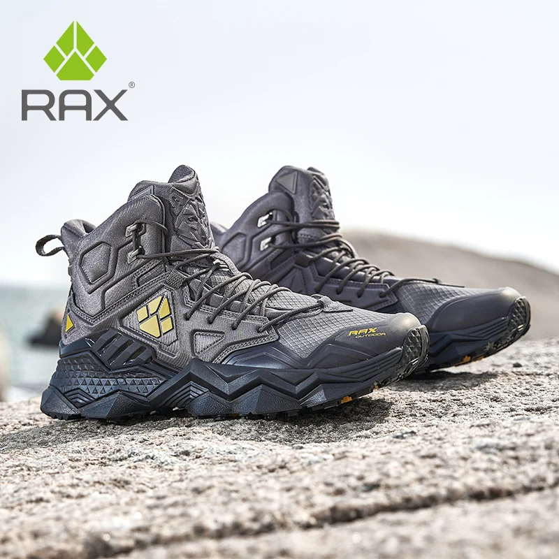 Rax-zapatos de senderismo impermeables para hombre, botas de escalada al aire libre, Camping, caza, Trekking, zapatillas tácticas, Wakling, deporte Antle, zapatos de nieve - imagen 3