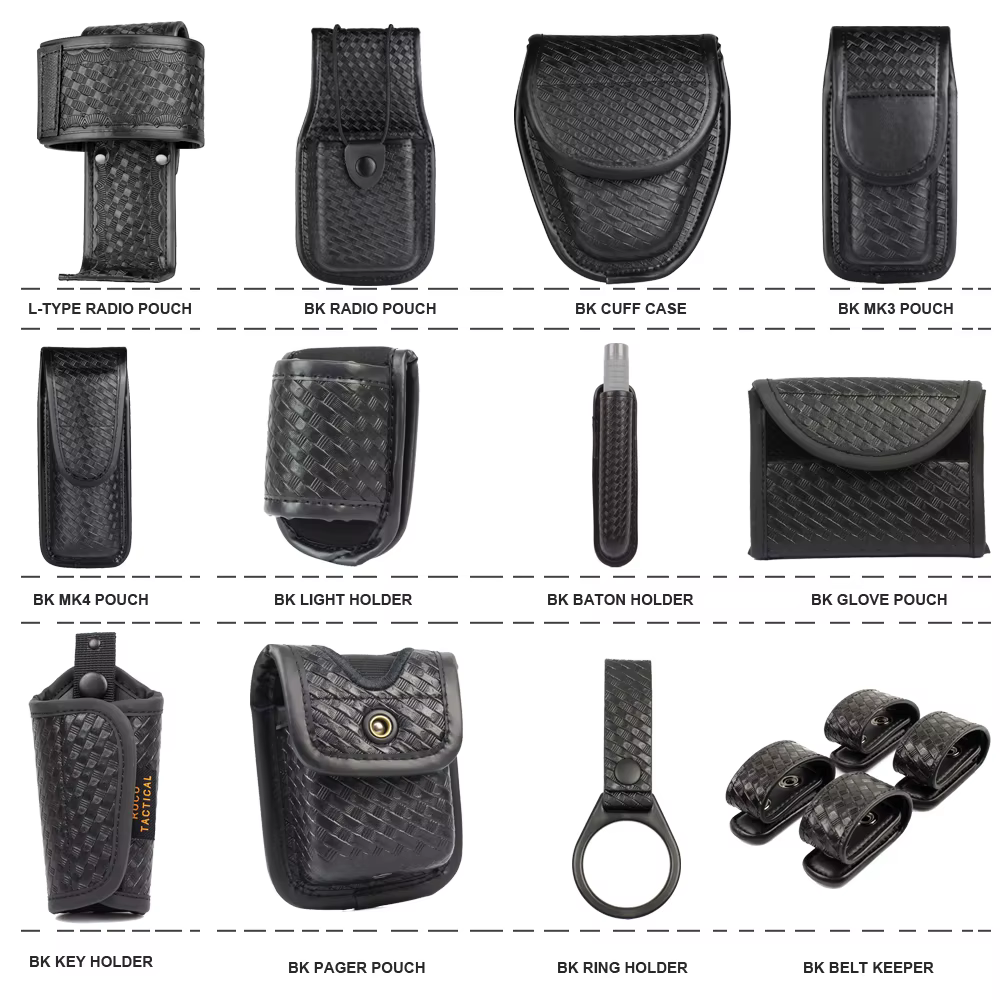 Kit cinturón táctico policial con bolsas y accesorios - imagen 5