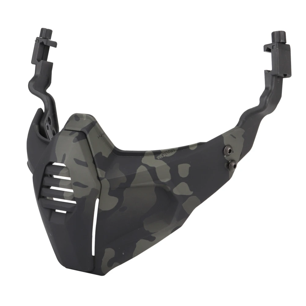 Máscara táctica de media cara para Paintball, gafas protectoras BB Gun Shooting CS, accesorios de caza, casco rápido - imagen 3