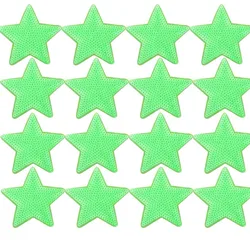 Parches bordados con lentejuelas y estrellas – para coser o planchar
