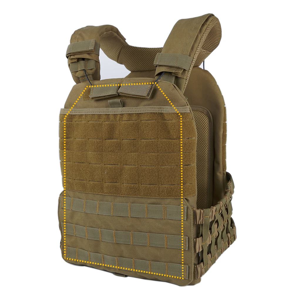 Almohadillas protectoras para chaleco táctico, placa SAPI de espuma EVA, armadura corporal para el pecho, portador de placa, revestimiento interior - imagen 4