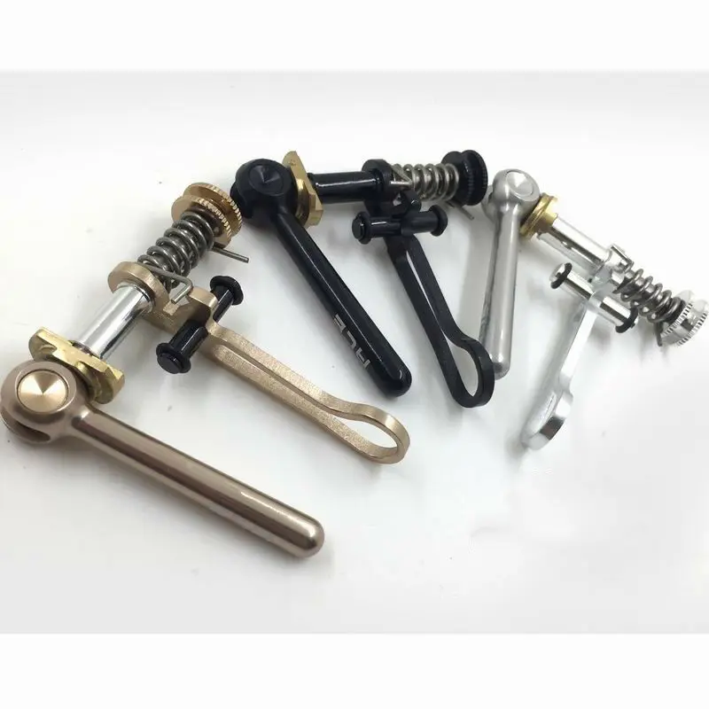 1 Juego de abrazadera de poste de asiento de bicicleta con gancho de resorte para bicicleta plegable Brompton - imagen 2