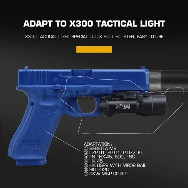 Wosport manga táctica de Extracción rápida para tablero K, X300, ligera, especial, combinación múltiple, Mo - imagen 4