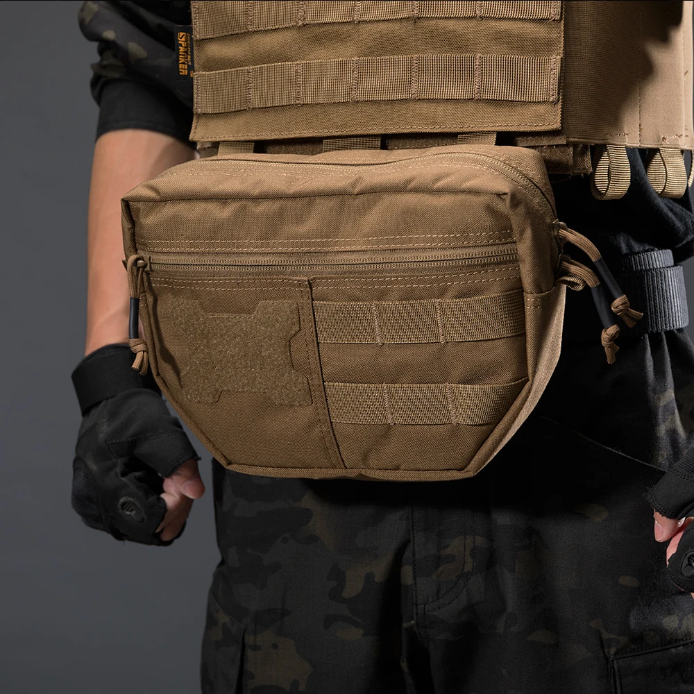 EXCELENTE ELITE SPANKER chaleco táctico/mochila bolsa colgante bolsas Molle bolsas de extensión EDC bolsa de cintura portátil bolsillo para herramientas - imagen 4