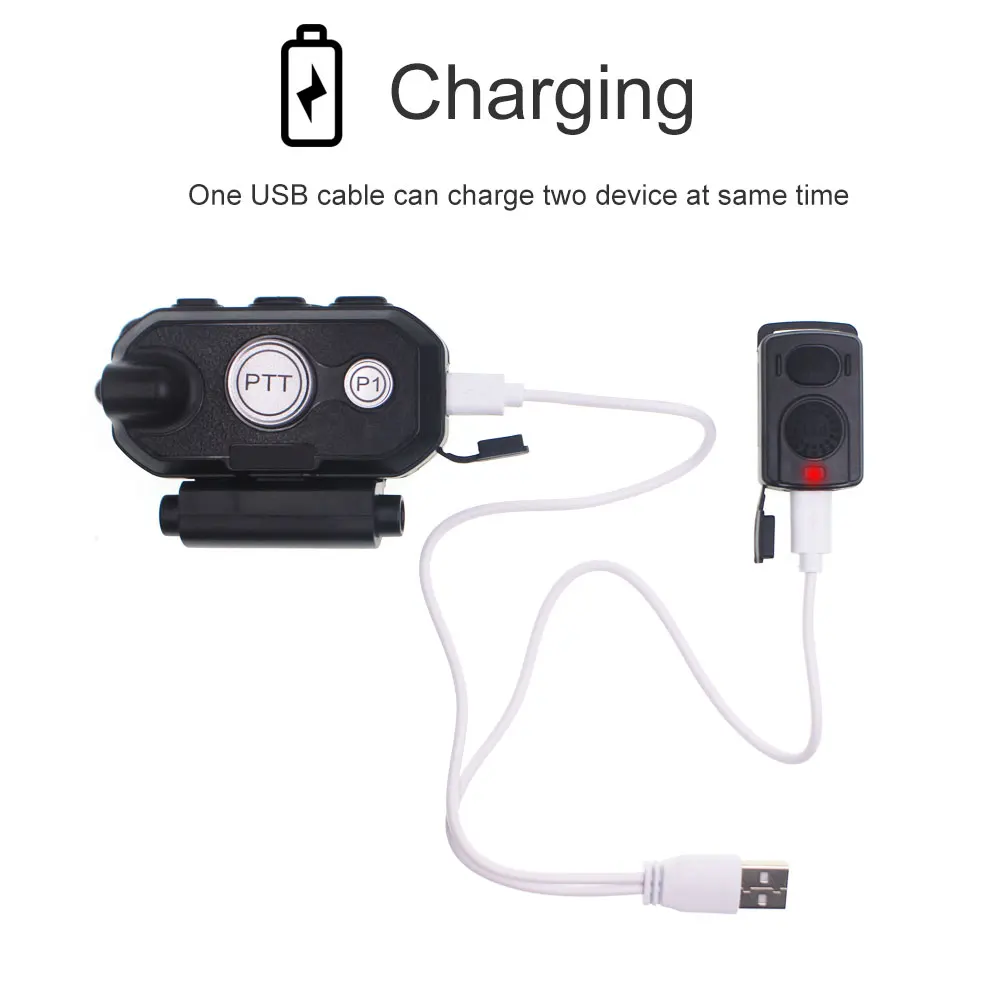 Walkie Talkie manos libres BT PTT casco auriculares inalámbricos para locomotora de motocicleta - imagen 4