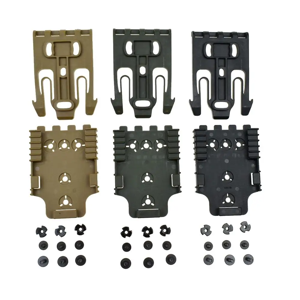 QLS 19 22 funda de alta resistencia sistema de horquilla de bloqueo funda de pistola táctica adaptador de bucle de cinturón accesorios para funda Universal - imagen 2