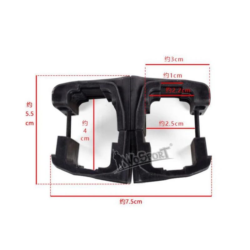 Clip rápido táctico Dual Mag para serie MP7, Clip de revista doble ajustable, conector paralelo para tiro de caza - imagen 5
