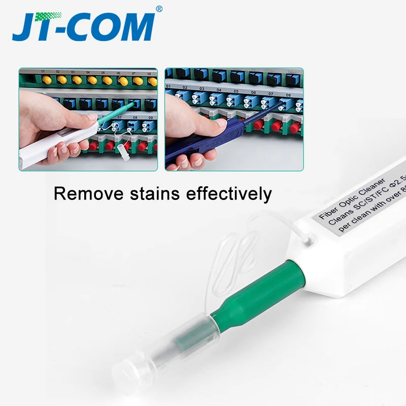 LC/SC/FC/ST-limpiador de fibra óptica con un clic, bolígrafo de limpieza de 1,25mm y 2,5mm, limpia el 800, conector Universal - imagen 5