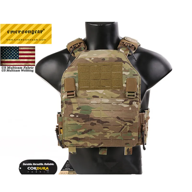 Emersongear Chaleco Táctico Portaplacas Laser MOLLE Liberación Rápida Caza - imagen 3