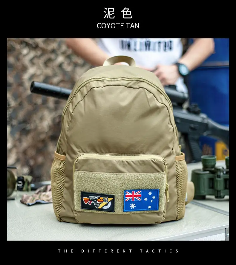 Mochila táctica plegable para hombre y mujer, bolso de emergencia plegable portátil para exteriores - imagen 4