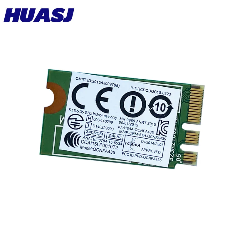 HUASJ-tarjeta adaptadora inalámbrica QCA9377, QCNFA435, 802.11AC, 2,4G/5G, NGFF, WIFI, BT4.1, para Lenovo AIO-700-22ISH, C20-00 - imagen 4