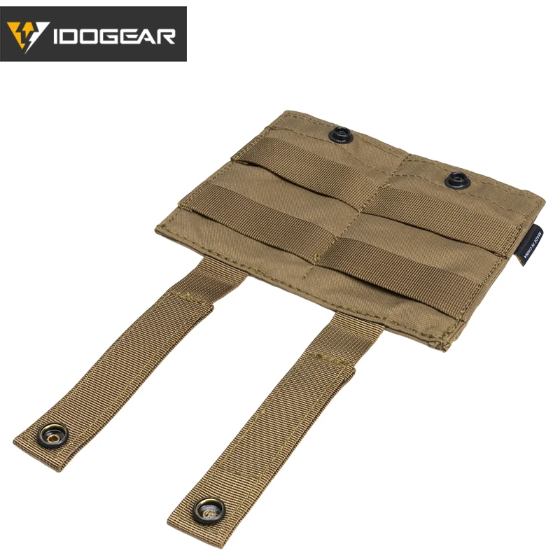 IDOGEAR-bolsa táctica 5,56 para revistas, bolsa de transporte MOLLE Mag de dibujo rápido, doble apertura, parte superior, Airsoft Gear, elástica, duradera, 3554 - imagen 3