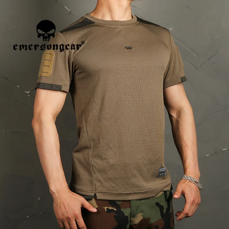 EMERSONGEAR-Camiseta deportiva táctica UMP Frogmen con etiqueta azul, camiseta ligera de secado rápido para correr, camiseta de manga larga para disparar al aire libre - imagen 5
