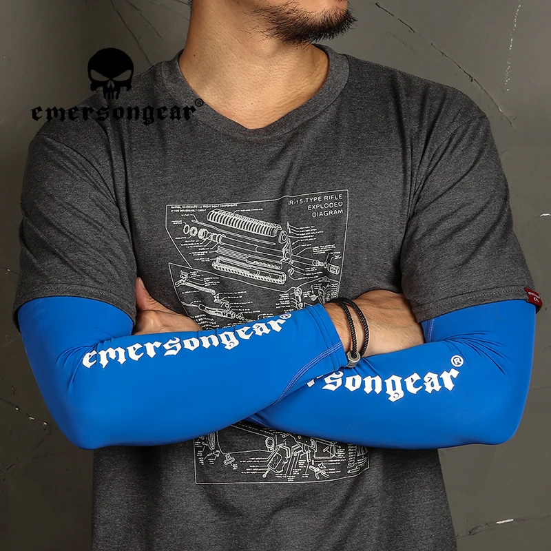 EMERSONGEAR-funda táctica para brazos, protección solar UV para manos, calle, ciudad, Airsoft, tiro al aire libre, gimnasio, pesca - imagen 2
